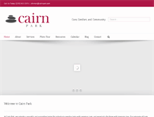 Tablet Screenshot of cairnpark.com